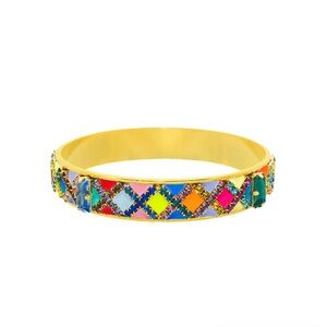 Tova jazzlyn enamel bangle cuff bracelet